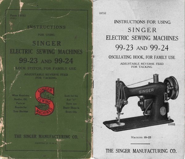 Singer Model 99-13 Electric User Manual